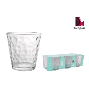 Set of glasses La Mediterránea Siroco dots 6 Pieces (12 Units) |  G...