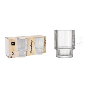 Ensemble de tasses à café La Mediterránea Broadway 2 Pièces (36 Uni...
