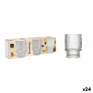 Satz von Kaffeetassen La Mediterránea Broadway 3 Stücke (24 Stück) ...