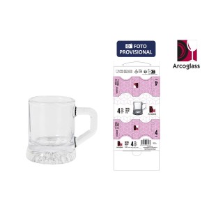 Ensemble de Verres à Liqueur La Mediterránea Royal gold 4 Pièces (2...