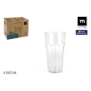 Glass for water La Mediterránea (24 Units) |  Glasses, cups and jug...