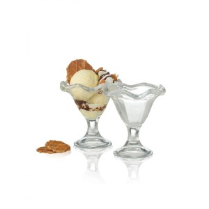Ice Cream and Milk Shake Glass La Mediterránea (24 Units) |  Glasse...