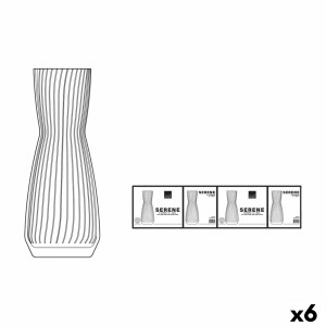 Bouteille en Verre La Mediterránea 1 L (6 Unités) |  Verres et cara...