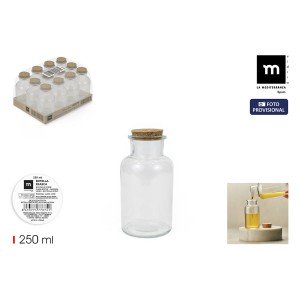 Glass Bottle La Mediterránea 250 ml 0,25 L (36 Units) |  Glasses, c...