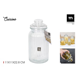 Pot en verre La Mediterránea (12 Unités) |  Boîtes déjeuner, récipi...