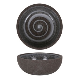 Bol pour Apéritifs Krakatoa Ø 16 cm (3 Unités) |  Assiettes, plats ...