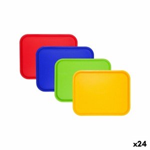 Plateau Quttin Plastique 35 x 27 x 2,2 cm (24 Unités)