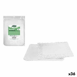 Tablett für Snacks Algon rechteckig 22 x 28 cm 2 Stücke (36 Stück) ...