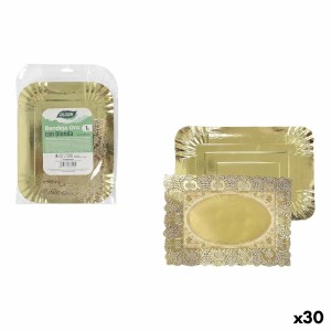 Tablett für Snacks Algon rechteckig 22 x 28 cm (30 Stück) |  Geschi...