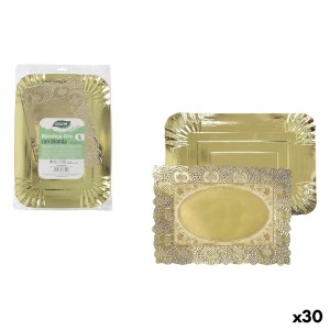 Tablett für Snacks Algon rechteckig 26 x 35 cm (30 Stück) |  Geschi...