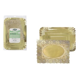 Tablett für Snacks Algon rechteckig 26 x 35 cm (30 Stück) |  Geschi...