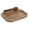 Planche à découper le fromage Home ESPRIT Naturel 19,5 x 15 x 3 cm ...