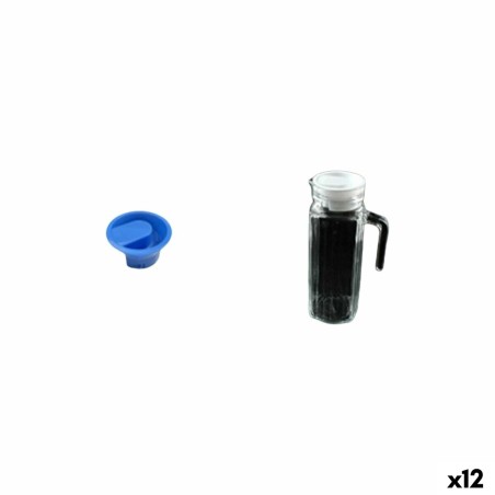 Jar with Lid and Dosage Dispenser La Mediterránea Chrystie Glass (1...