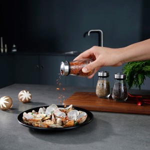 Stainless Steel Spice Rack Quttin 17,8 X 17,8 X 16,3 CM (6 Pieces) ...