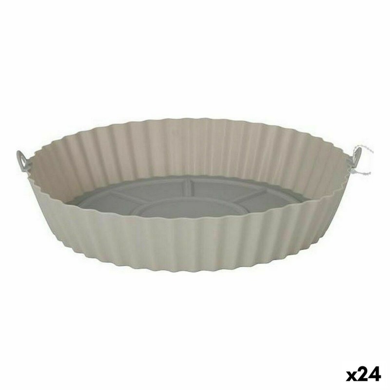 Panier pour Friteuse à Air Quttin AIR FRYER Silicone 22 x 22 x 5 cm (24 Unités)