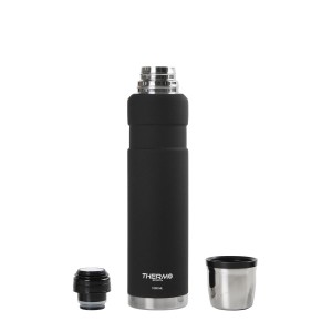 Thermos ThermoSport Black 1 L (6 Units) |  Cups and Thermoses   | C...