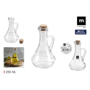 Ölfläschchen La Mediterránea Glas 9,3 x 9,3 x 16,5 cm (24 Stück) | ...
