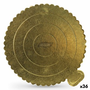 Tortenboden Algon Gold 40 x 40 cm (36 Stück) |  Geschirr, Tabletts ...