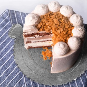 Cake stand Algon Golden 40 x 40 cm (36 Units) |  Plates, platters a...