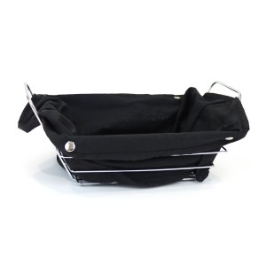 Breadbasket My Bar Black Metal Rectangular 29 x 20 x 11,7 cm (12 Un...