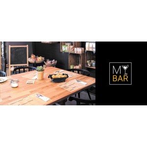 Breadbasket My Bar Black Metal Rectangular 29 x 20 x 11,7 cm (12 Un...