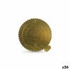 Cake stand Algon Golden 20 x 20 cm (36 Units) |  Plates, platters a...