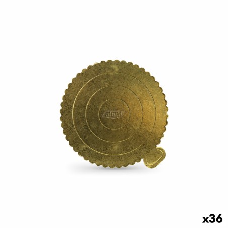 Cake stand Algon Golden 20 x 20 cm (36 Units) |  Plates, platters a...