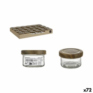 Glasgefäß La Mediterránea WOOD 100 ml (72 Stück) |  Brotdosen, Lebe...