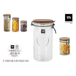 Glasgefäß La Mediterránea ACACIA 1 L (12 Stück) |  Brotdosen, Leben...