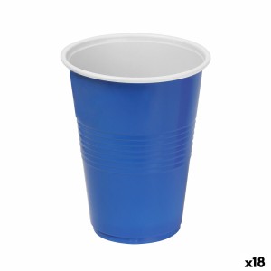 Set of glasses Algon Blue 450 ml 10 Pieces (18 Units) |  Glasses, c...
