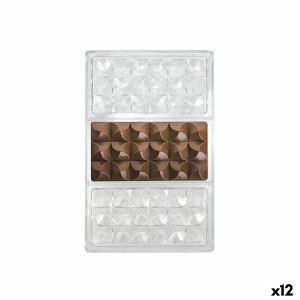 Moule à pâtisserie Quttin CHOCOLATE 27,5 x 17,5 x 2,5 cm (12 Unités...