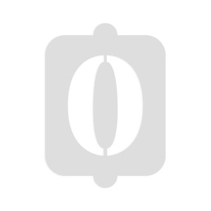 Cake stencil Algon Number 0 36 Units |  Decoration, accessories and...
