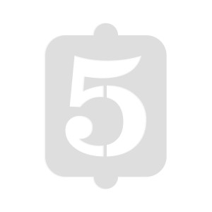 Cake stencil Algon Number 5 36 Units |  Decoration, accessories and...