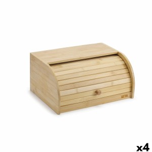 Brotkorb Quttin Bambus 38 x 28 x 18 cm (4 Stück) |  Küchenboxen und...