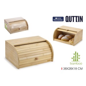 Brotkorb Quttin Bambus 38 x 28 x 18 cm (4 Stück) |  Küchenboxen und...