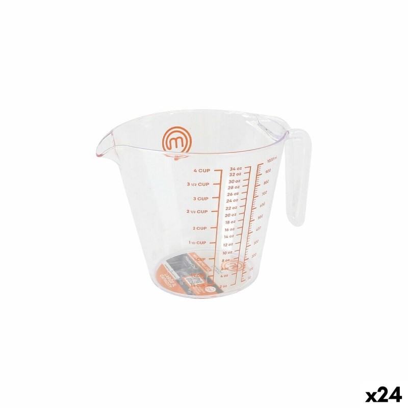 Measuring Jug MasterChef 1 L (24 Units) |  Glasses, cups and jugs  ...