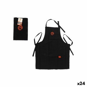 Apron with Pocket MasterChef 70 x 81 cm (24 Units) |  Kitchen linen...