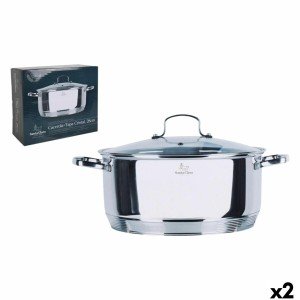 Casserole with lid Santa Clara Santa clara Ø 29,5 x 39 x 15,5 cm (2...