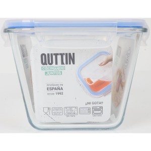 Lunch box Quttin Rectangular 2,35 L (6 Units) |  Lunch boxes, food ...
