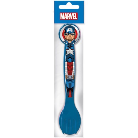 Cutlery set The Avengers CZ11397 Multicolour Plastic 2 Pieces |  Kn...