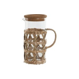 Kanne Home ESPRIT natürlich Borosilikatglas Faser 1,25 L |  Gläser ...