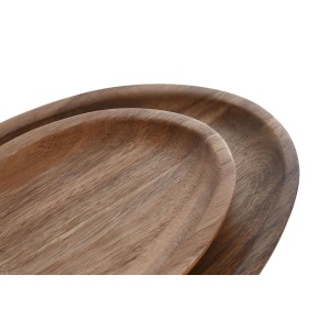 Geschirr-Set Home ESPRIT natürlich Akazienholz 26 x 18 x 1,6 cm |  ...