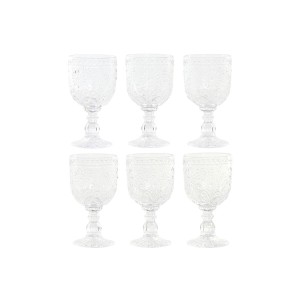 Gläsersatz Home ESPRIT Durchsichtig Kristall 270 ml (6 Stück) |  Gl...
