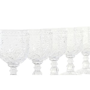 Gläsersatz Home ESPRIT Durchsichtig Kristall 270 ml (6 Stück) |  Gl...