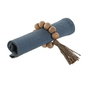 Serviettenring Home ESPRIT natürlich Jute Akazienholz Makramee 7,5 ...