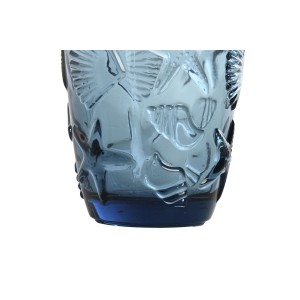 Set of glasses Home ESPRIT Blue Crystal Mediterranean With relief 2...