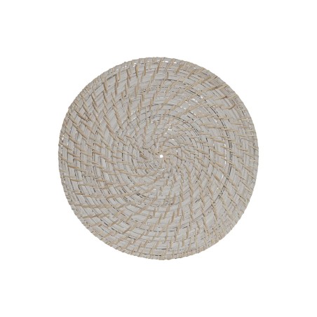 Untersetzer Home ESPRIT Weiß natürlich Bambus Rattan 34 x 34 x 1,5 ...