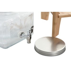 Wasserspender Home ESPRIT Durchsichtig natürlich Bambus Kristall 3,...