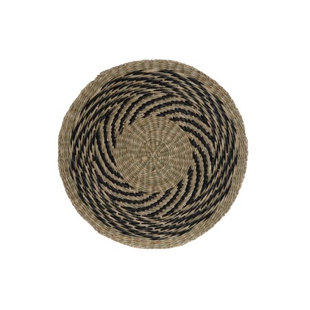 Table Mat DKD Home Decor Black Natural 38 x 38 x 1 cm |  Coasters, ...