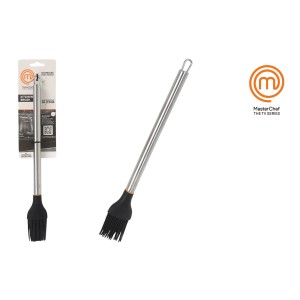 Kitchen Brush MasterChef Silicone Stainless steel 31 cm (24 Units)